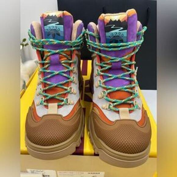 Men’s Gucci X Adidas lace up boots size 11 made in Italy - Picture 1 of 7